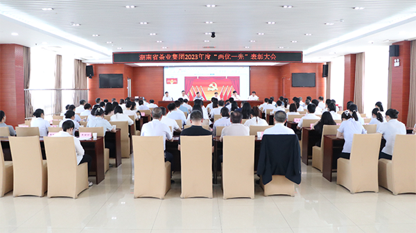 湖南省茶業(yè)集團召開(kāi)“兩優(yōu)一先”表彰大會(huì )
