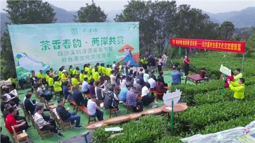 集團白沙溪茶廠(chǎng)2024鈞澤源采茶節在安化舉行 推進(jìn)兩岸茶旅融合發(fā)展